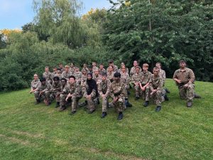 Cadets after fieldcraft at our EUF in Benton